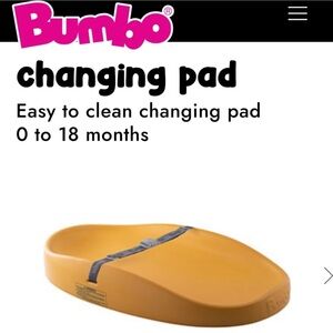 Bumbo Portable Changing Pad In Mimosa